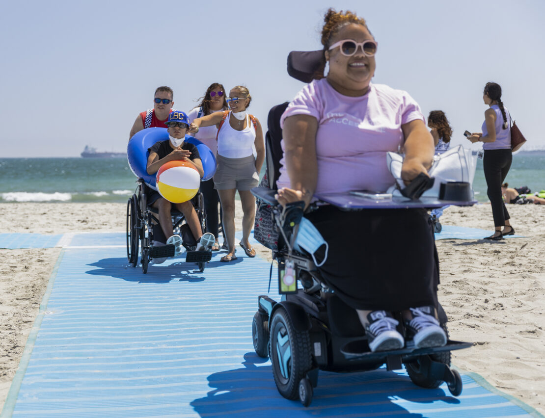 New Polyester Mesh Beach Mat Breaks Down Barriers for Beach Access