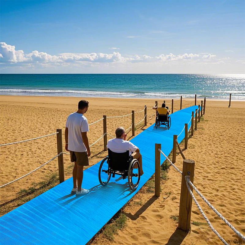 Polyester Mesh Flexible Access Beach Mats